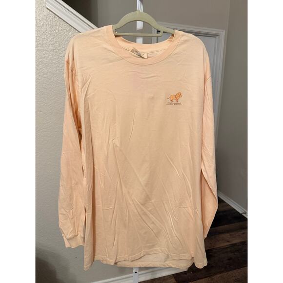Simply Southern Tops - Simply Souther Lion Be kind Long Sleeve Tee Light Peach New Size XL